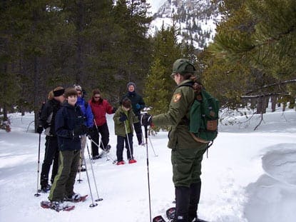 Ranger Led Snowshoe Program Rocky Mountain National Park